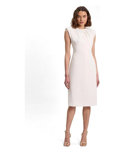 Karen Millen Women's Sleeveless Pencil Midi Dress