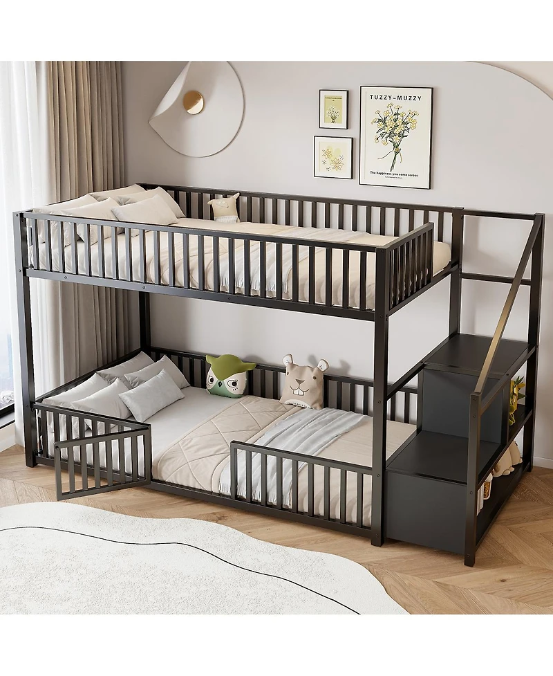 Streamdale Furniture bunk bed with storage ladder