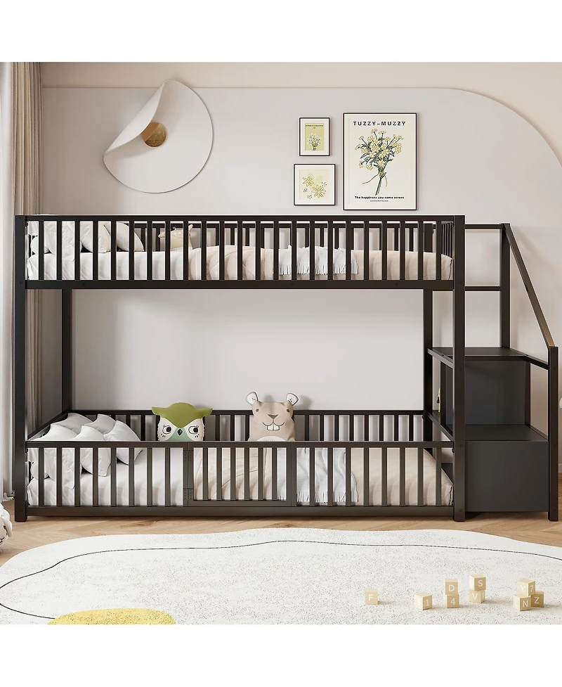 Streamdale Furniture bunk bed with storage ladder