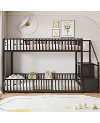 Streamdale Furniture bunk bed with storage ladder