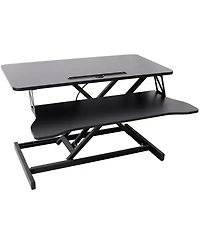 Streamdale Furniture Streamdale Adjustable Height Standing Desk with Keyboard Tray Black