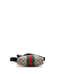 Pre-Owned Gucci Small Web Messenger Bag Gg Coated Canvas