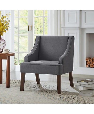 Streamdale Furniture Mid-Century Modern Upholstered Fabric Accent Chair