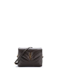 Pre-Owned Saint Laurent Toy Loulou Shoulder Bag Matelasse Chevron Leather