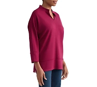 Jones New York Women's Johnny Collar Top