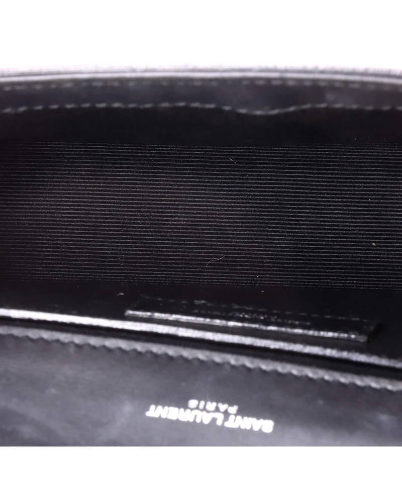 Pre-Owned Saint Laurent Small Classic Monogram Crossbody Bag Grainy Patent