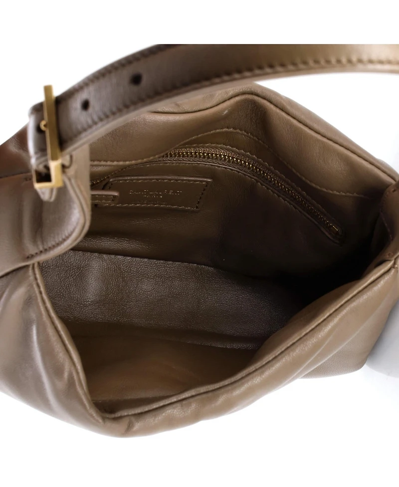 Pre-Owned Saint Laurent Small Le 5 a 7 Hobo Padded Leather