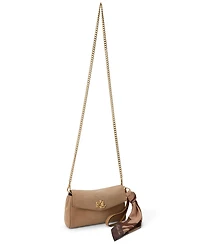 Lauren Ralph Scarf Trim Crossbody Handbag