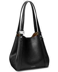 Lauren Ralph Tasha Large Leather Tote Handbag
