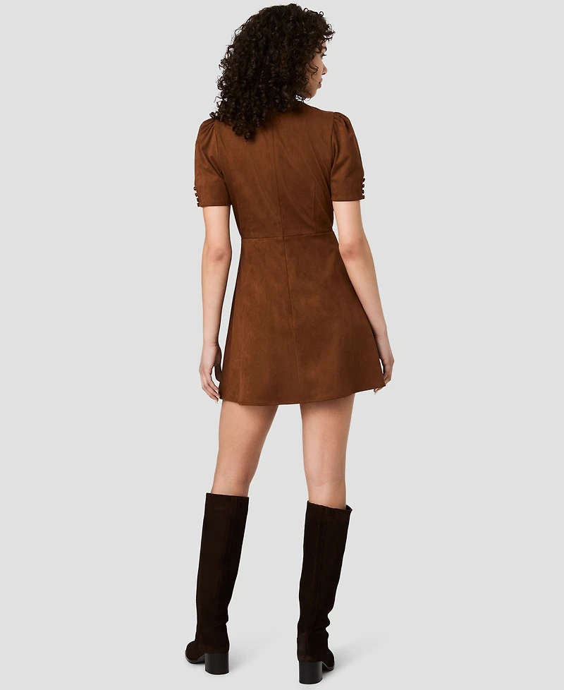 French Connection Women's Jewel Neck Short-Sleeve Dress