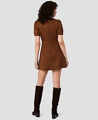 French Connection Women's Jewel Neck Short-Sleeve Dress