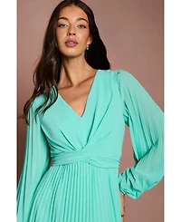 Coast Women's Pleated Wrap Dress