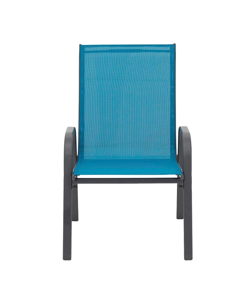 Streamdale Furniture 8-Piece Breathable Textilene Outdoor Patio Chair Set