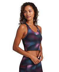 Reebok Women's Cropped Printed Sports Bra