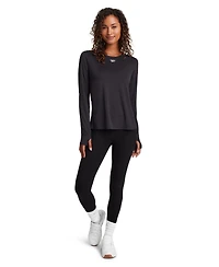 Reebok Women's Marled Performance Long-Sleeve Training Top
