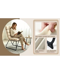 Streamdale Furniture Modern 2-Piece Dining Chair Set with Comfortable Backrest