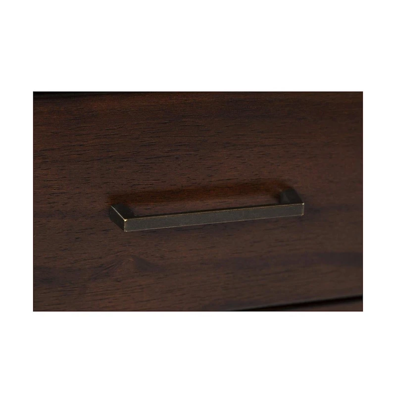 Jofran Twin Cities Contemporary Brown Sofa Table