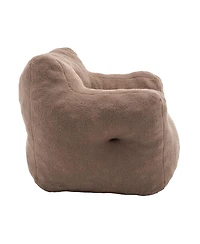 Streamdale Furniture Bean Bag Sofa Chair with Armrests and High-Density Foam