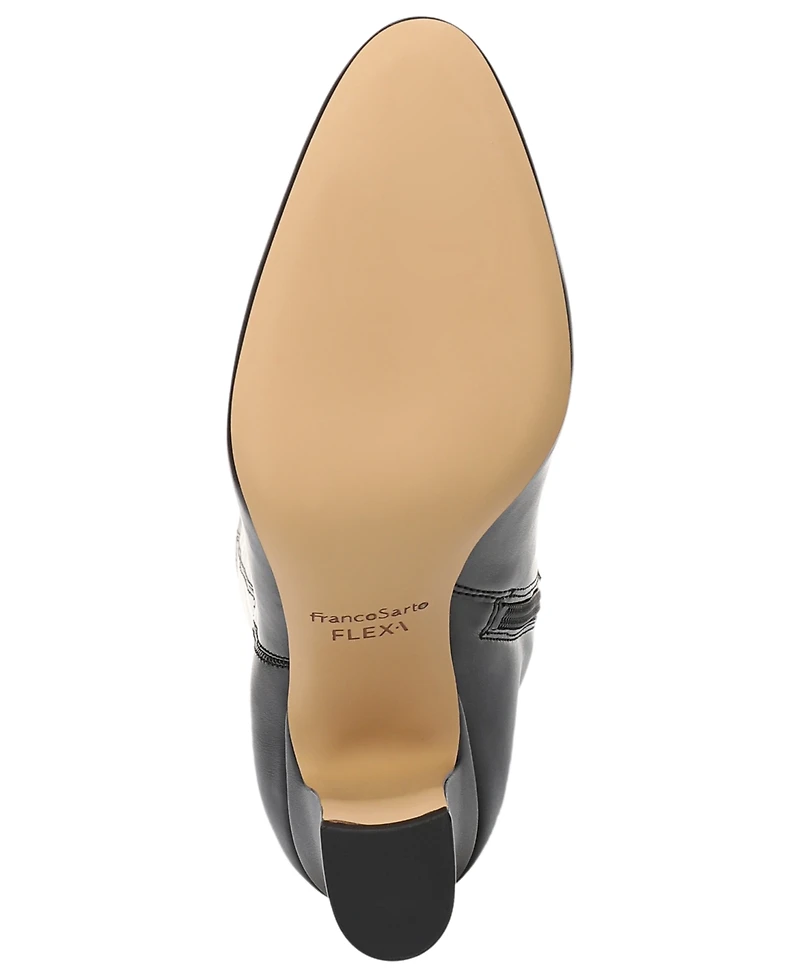 Franco Sarto Flexa Joicy Wide Calf Round Toe Zip Tall Boots
