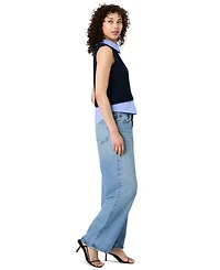 French Connection Women's Sleeveless Collared Keyhole Top