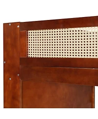 Streamdale Furniture over Full Bunk Bed with Shelf and Led Espresso
