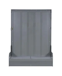 Streamdale Furniture Queen Size Murphy Bed Wall Bed with Cushion