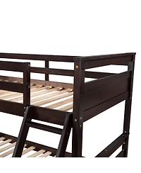 Streamdale Furniture Twin over Full Bunk Bed with Storage