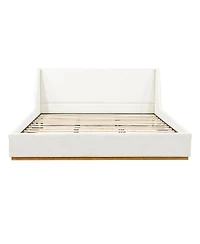 Streamdale Furniture Luxury upholstered bed with wings