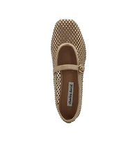 Charles David Women's Westa Flat Dress Shoe Mesh Rhinestones