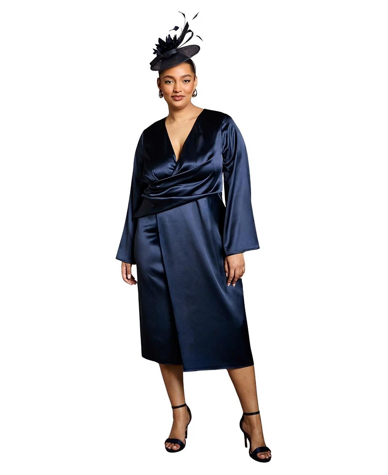 Coast Women's Satin Wrap Dress