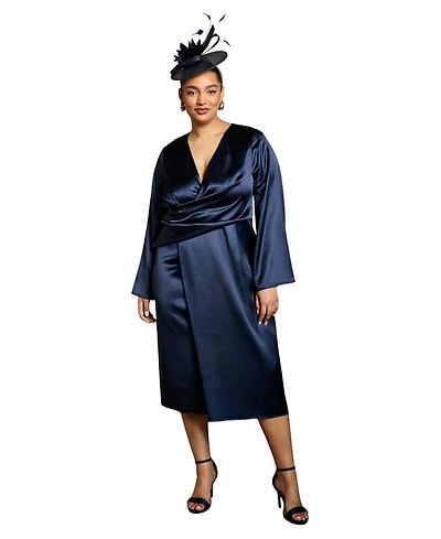 Coast Women's Satin Wrap Dress