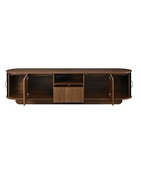 Streamdale Furniture Tv Stand with Sliding Storage Drawer and Open Shelves for 70''-75'' TVs