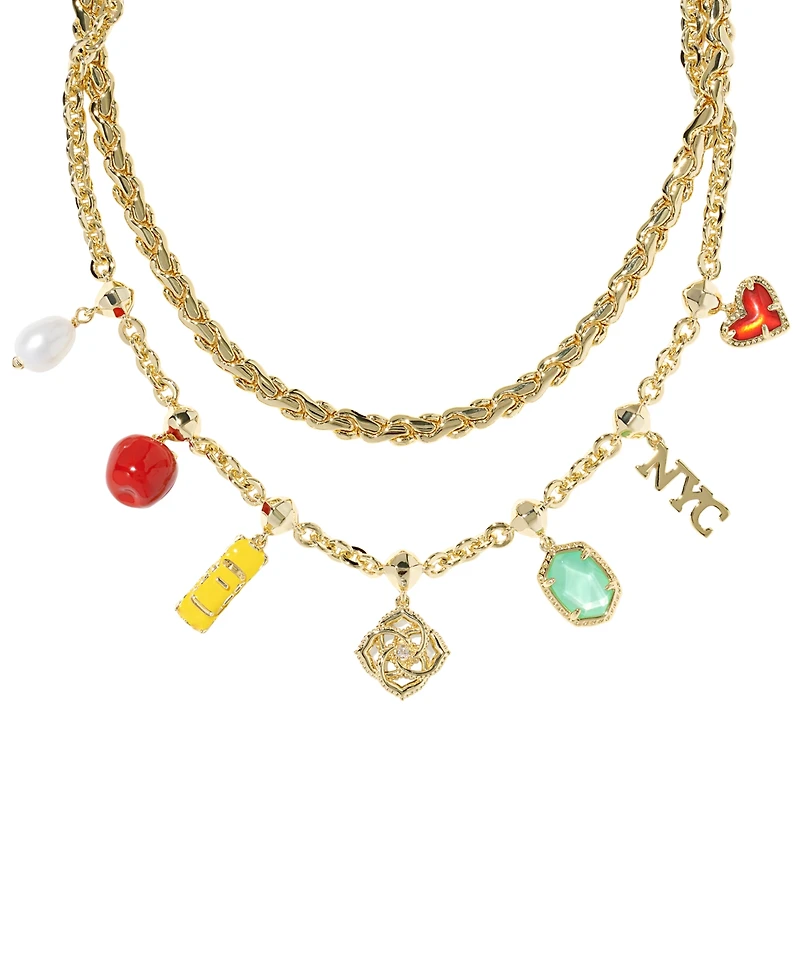 Kendra Scott Nyc Icon Freshwater Pearl & Imitation Charm Necklace