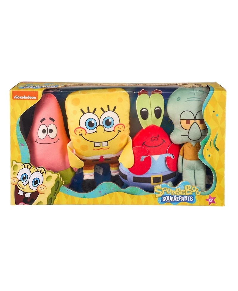 Legend Toys SpongeBob 8" Basic Plush 4-Pack
