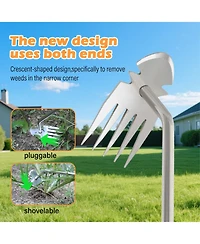 Xdovet Weed Remover Tool Garden Weeding Portable Rubber Handle