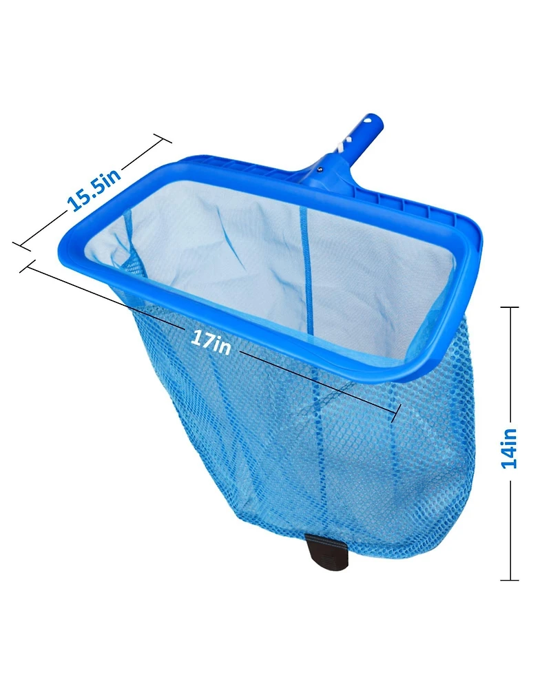 Xdovet Pool Skimmer Net Fine Mesh Leaf Rake Double Layer Deep Bag