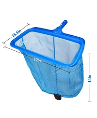 Xdovet Pool Skimmer Net Fine Mesh Leaf Rake Double Layer Deep Bag
