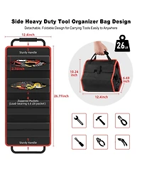 Xdovet Power Tool Organizer Cart Charging Station Rolling Wheels