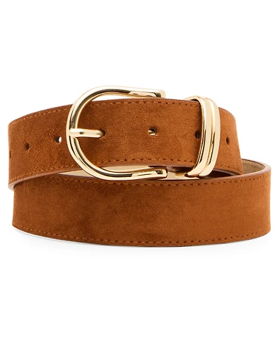 Steve Madden Feathered Edge Stitched Belt
