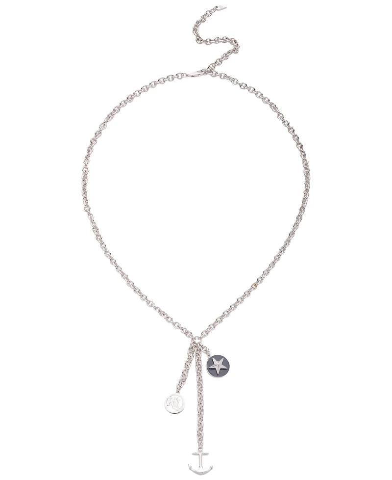 Lauren Ralph Lauren Sterling Silver Y- Shaped Drop Necklace