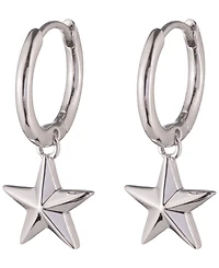 Lauren Ralph Lauren Sterling Silver-Plated Huggie Earrings