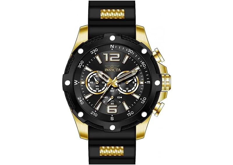 Invicta Men's I-Force Quartz 3 Hand Dial Watch