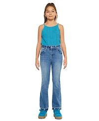KanCan Big Girls Bibi High Rise Crop Bootcut Jeans