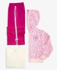 Epic Threads Girls' Xs-xl Nyc Bow Printed Zip Fleece Hoodie, Macy's Exclusive