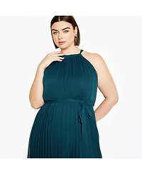 City Chic Women's Kimmi Button Dress