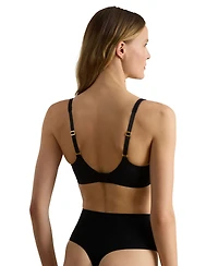 Lauren Ralph Women's Ribbed Elastic Waist Thongs