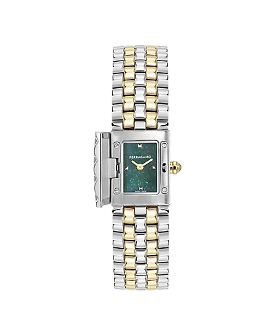 Ferragamo Women's Duo Mini Two-Tone Stainless Steel Bracelet Watch 18.5mm x 20mm