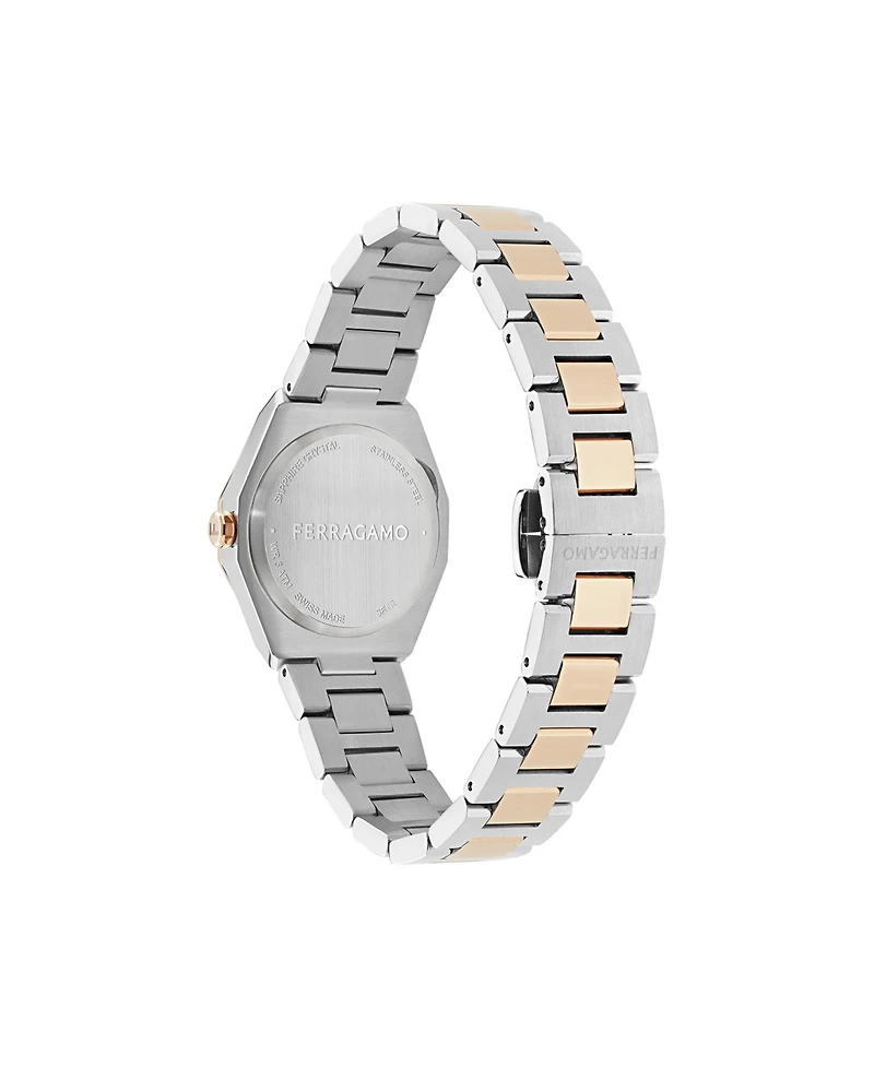 Ferragamo Women's Edge Two-Tone Stainless Steel Bracelet Watch 28mm