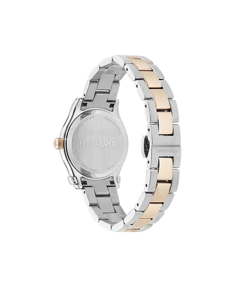 Ferragamo Women's 1927 Two-Tone Stainless Steel Bracelet Watch 33mm