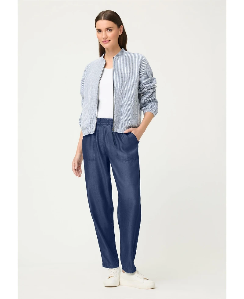 Olsen Women's Soft Denim-Look Pant
